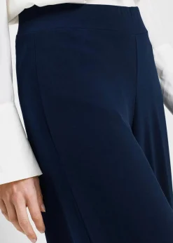 bonprix Nachhaltigere Materialien|Hosen|Culotte aus Jersey dunkelblau