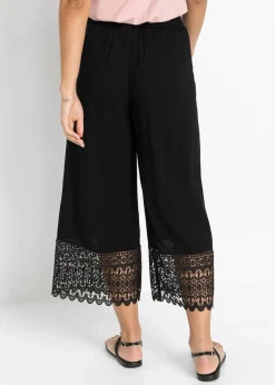 bonprix Bekleidung·Kleider|Hosen|Culotte aus Viskose schwarz