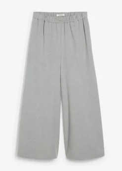 bonprix Bekleidung·Kleider|Hosen|Culotte in Wolloptik schattengrau meliert