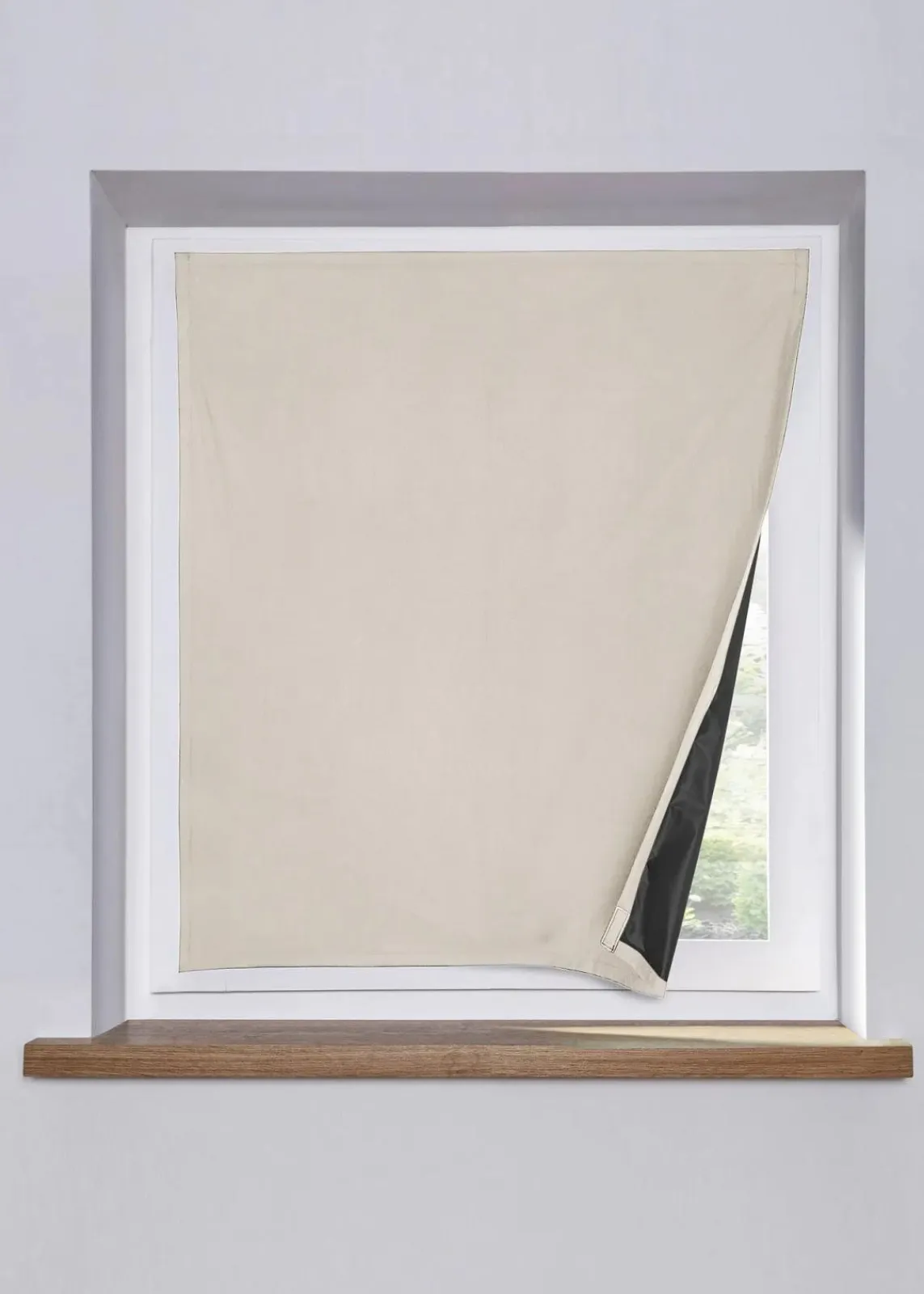 bonprix Fensterverdunkelung|Fensterverdunkelung|Dachfensterfolie mit Klettband creme