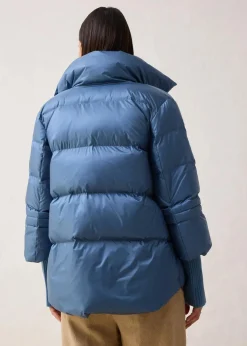 Daunenjacke mit recycelten Daunen​ und Strickärmeln|bonprix Hot