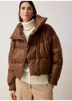 bonprix Bekleidung·Hosen|Nachhaltigere Materialien|Daunenjacke mit recycelten Daunen​ wasserabweisend pimentbraun