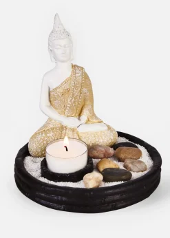 Deko-Figur Buddha mit Teelicht|bonprix Clearance