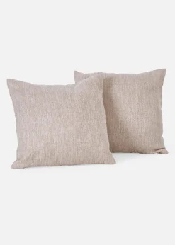 bonprix Kissenbezüge|Kissenbezüge|Dekokissen mit Struktur inkl.Füllung (2er Pack) creme