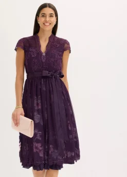 Dirndl mit Stickerei und Samtrock (2-tlg.Set)|bonprix Clearance