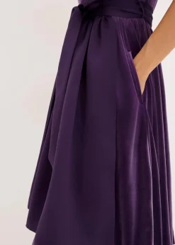 bonprix Bekleidung·Pullover & Strickjacken|Kleider|Dirndl und Schürze (2-tlg.Set) dunkellila