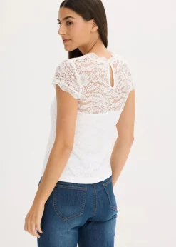 bonprix Bekleidung·Jacken & Mäntel|Blusen & Tuniken|Dirndlbluse weiß