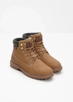 Dockers by Gerli Boots & Stiefel|Schnür Boot camel