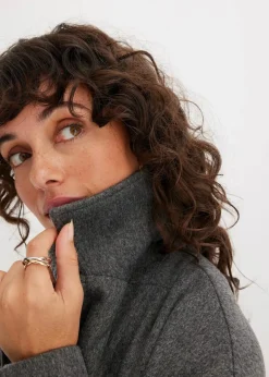 Doppelreihiger Oversize-Mantel in Wolloptik|bonprix Best