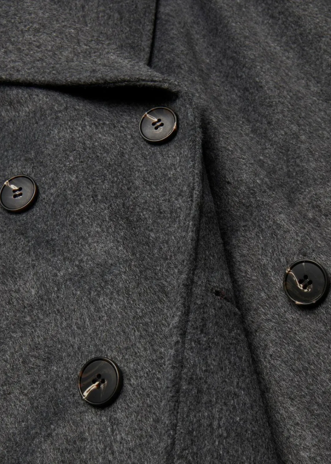 Doppelreihiger Oversize-Mantel in Wolloptik|bonprix Best