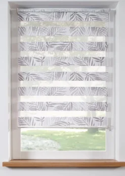 Doppelrollo mit Blätterdruck|bonprix Outlet