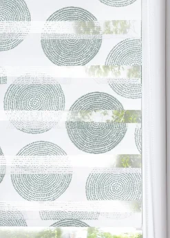 bonprix Rollos|Doppelrollo mit Kreisen lindgrün