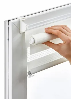 bonprix Rollos|Doppelrollo Multifix weiss