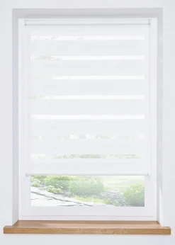 bonprix Rollos|Doppelrollo Multifix weiss