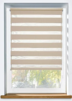 bonprix Rollos|Doppelrollo ohne Bohren creme