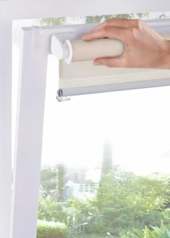 bonprix Rollos|Doppelrollo ohne Bohren creme