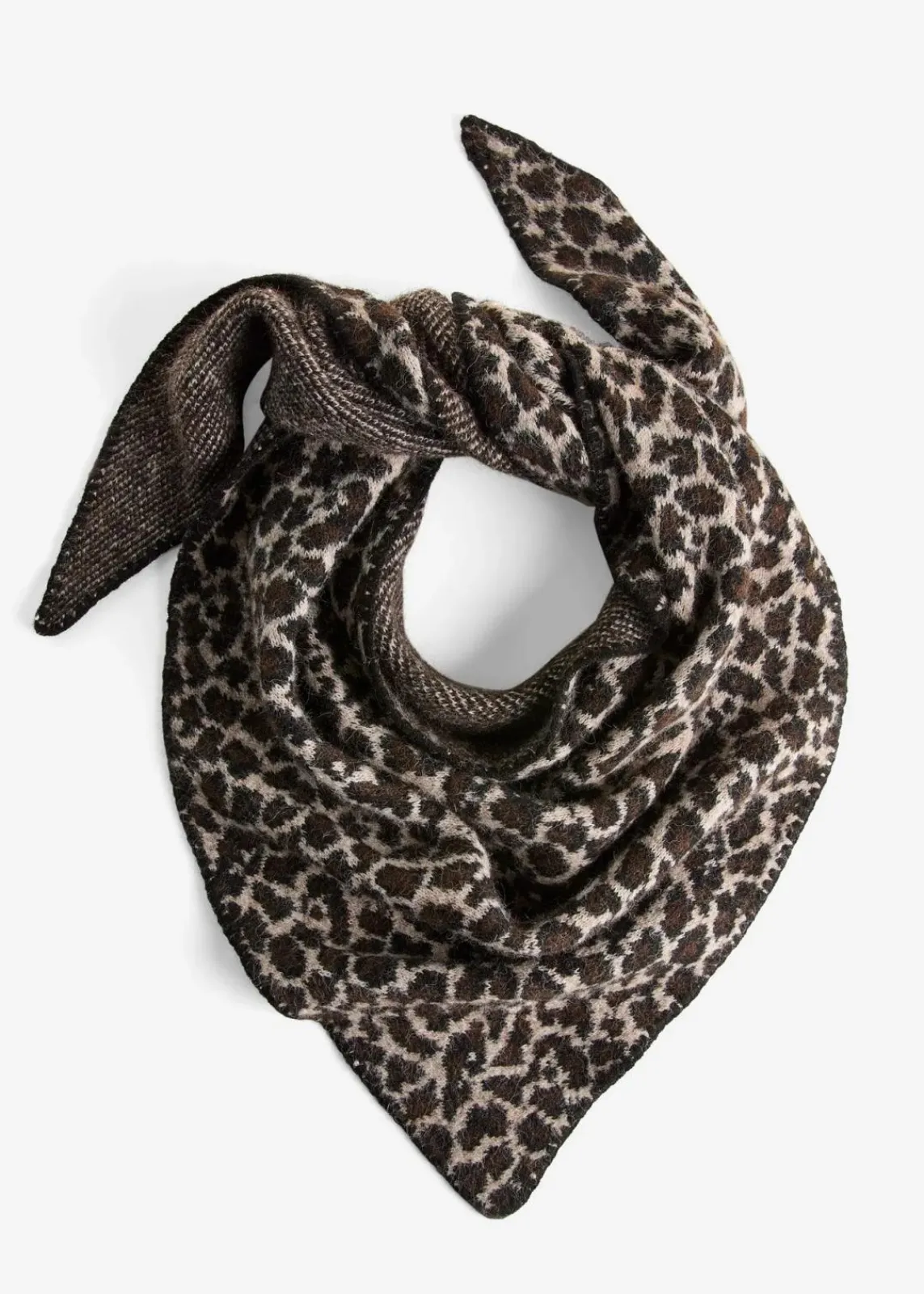 bonprix Schals & Tücher|Schuhe & Accessoires In Spezialgrößen·Tücher & Ponchos|Dreieckstuch beige/braun leo