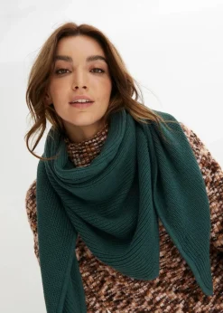 Dreieckstuch aus reiner Baumwolle|bonprix New