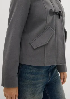 Duffle-Jacke, Wollimitat|bonprix Best