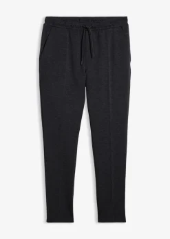 bonprix Hosen|Große Größen|elegante Super-Stretchhose mit Komfortbund, Slim Fit schwarz