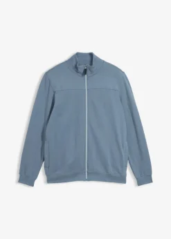 Elegante Sweatjacke aus weichem Baumwollmix|bonprix Clearance