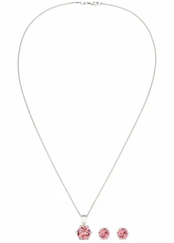 Kette & Ohrringe aus 925er Sterling Silber (3-tlg. Schmuckset)|elli Sale