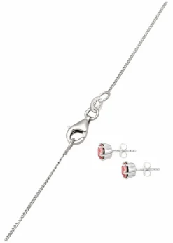 Kette & Ohrringe aus 925er Sterling Silber (3-tlg. Schmuckset)|elli Sale