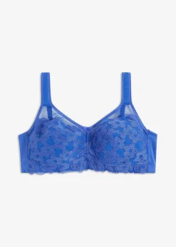 bonprix Bhs|Große Cups D-H|Entlastungs-BH ohne Bügel mit gepolsterten Trägern edelsteinblau