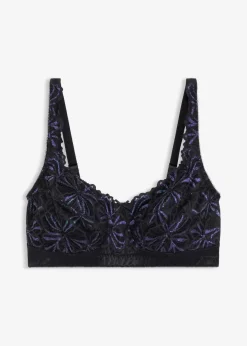 Entlastungs-BH ohne Bügel mit mehrfarbigem Glitzergarn|bonprix Hot