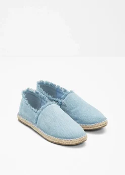 bonprix Slipper & Halbschuhe|Sommerschuhe|Espadrilles blau denim