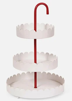 bonprix Weihnachtsdeko & -Textilien·Tischdekoration|Weihnachtsdeko & -Textilien·Dekoration|Etagere mit Zuckerstange weiß/rot