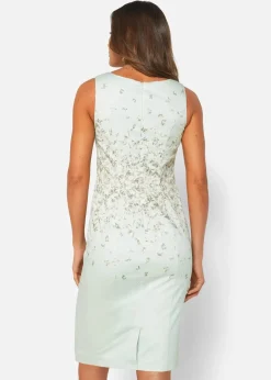 bonprix Kleider|Bekleidung·Pullover & Strickjacken|Etuikleid bedruckt softsalbei bedruckt