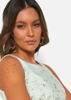 bonprix Kleider|Bekleidung·Pullover & Strickjacken|Etuikleid bedruckt softsalbei bedruckt