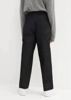 Extra Loose Fit-Jeans mit verstellbarem Bund, Straight|bonprix Hot