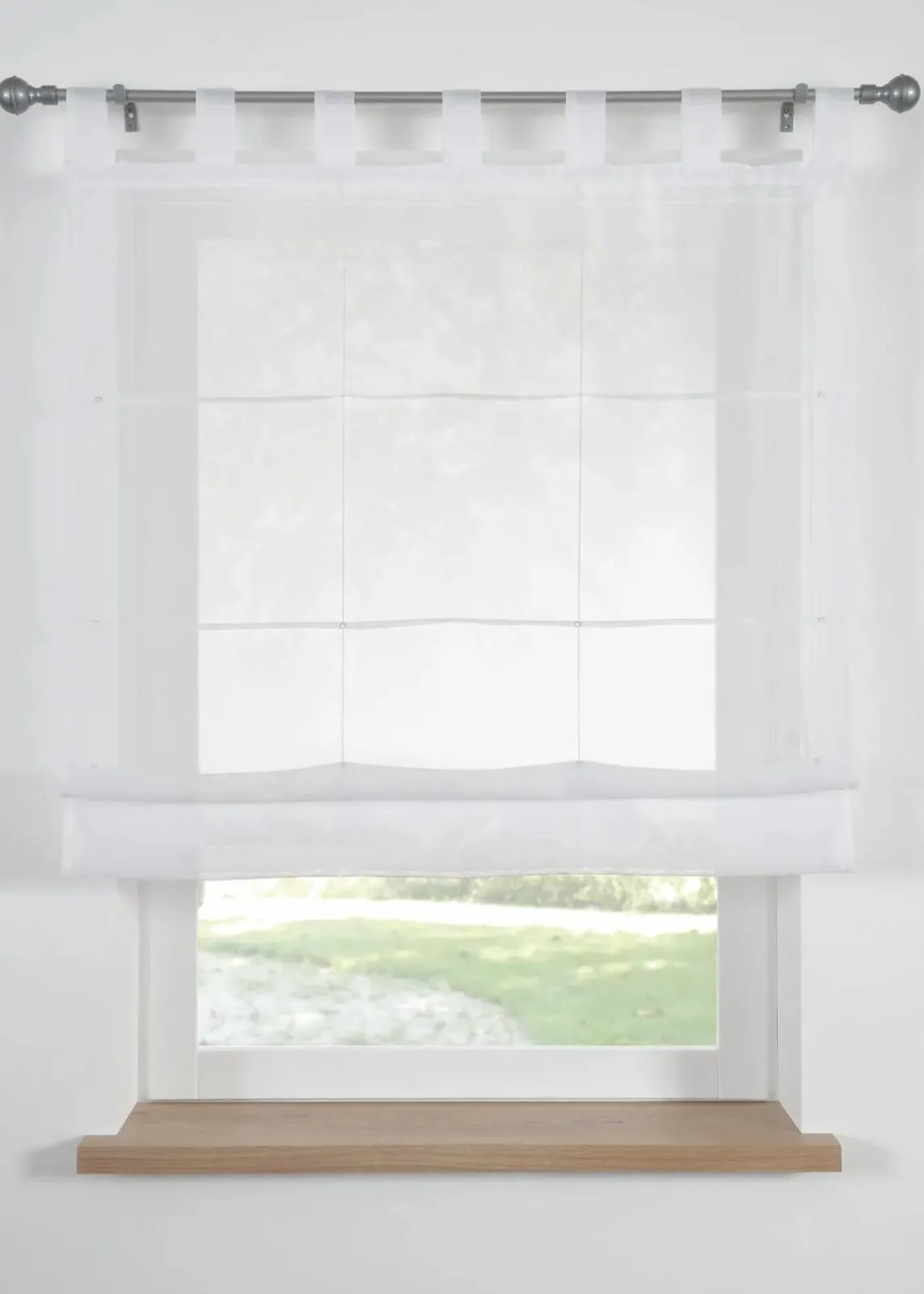 Faltrollo aus leichtem Voile|bonprix Discount