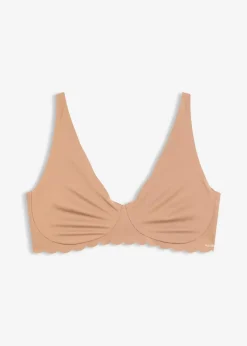 bonprix Seamless|Bhs|Feel Comfort Lasercut Bralette schokosorbet