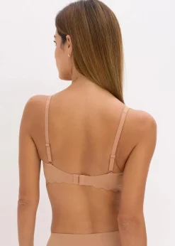 bonprix Seamless|Bhs|Feel Comfort Lasercut Bralette schokosorbet