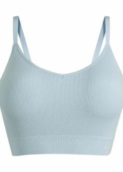 bonprix Nachhaltigere Materialien|Bhs|Feel Comfort Seamless Bustier gerippt puderblau