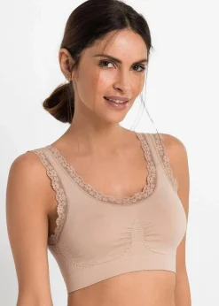 bonprix Bhs|Basics|Feel Comfort Seamless Bustier (2er Pack) 2x mattbeige