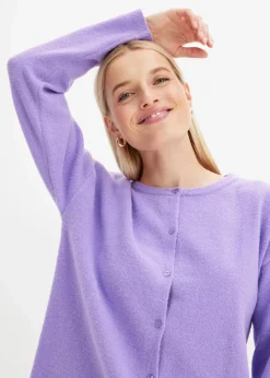 bonprix Strickmode|Pullover & Strickjacken|Feinstrickjacke softlila