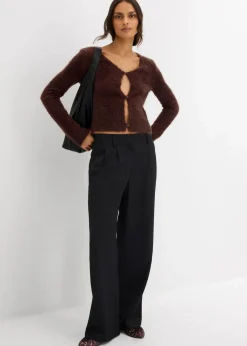 Feinstrickjacke aus Federgarn|bonprix Discount