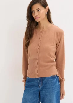 Feinstrickjacke aus fließendem Viskose-Mix|bonprix New