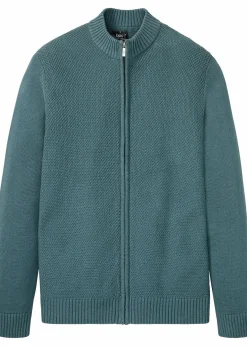 Feinstrickjacke aus reiner Baumwolle|bonprix