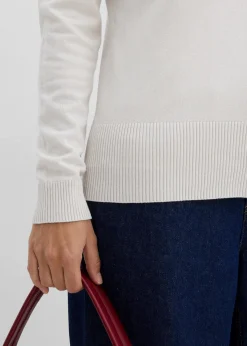 bonprix Bekleidung·Röcke|Bekleidung·Jeans|Feinstrickjacke mit Knopfleiste silber