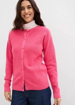 Feinstrickjacke, Rundhals|bonprix New