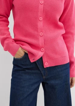 Feinstrickjacke, Rundhals|bonprix New