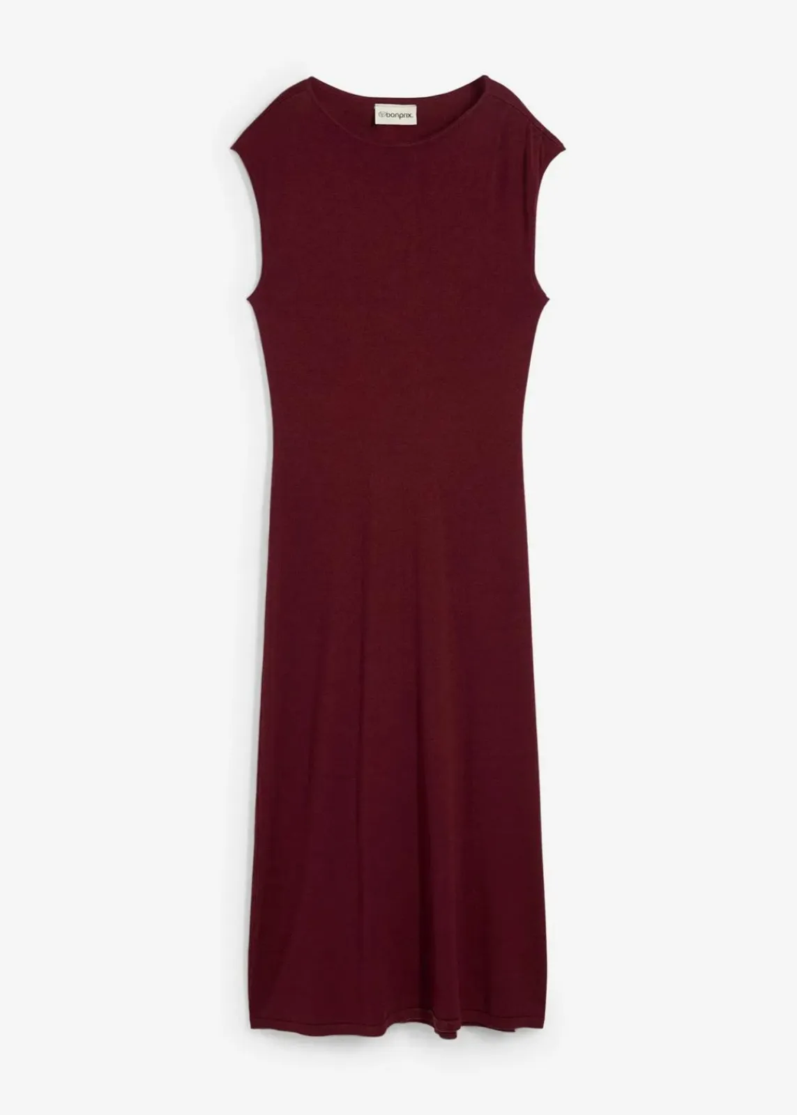 bonprix Bekleidung·Pullover & Strickjacken|Kleider|Feinstrickkleid aus Viskose-Mix ahornrot