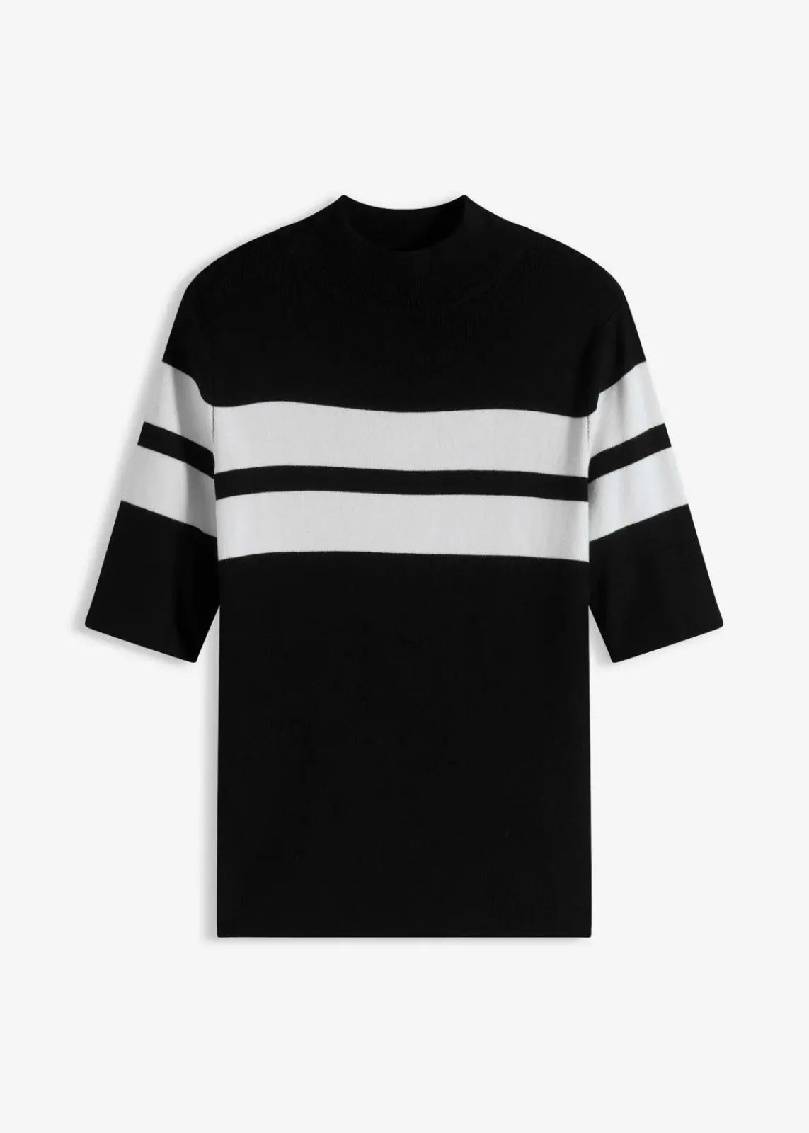 bonprix Bekleidung·Umstandsmode|Bekleidung·Jeans|Feinstrickpullover schwarz/weiß gestreift