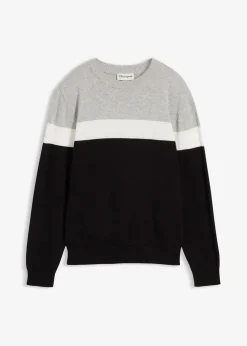 Feinstrickpullover aus reiner Baumwolle|bonprix Hot