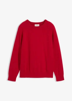 Feinstrickpullover aus reiner Baumwolle|bonprix Hot